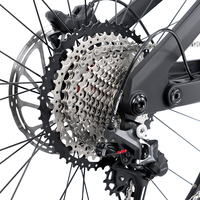Vente chaude TWITTER EM19 Mid Drive Ebike carbone VTT électrique Bafang Mid Drive vélos de montagne à suspension complète à vendre
