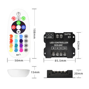 RGB <b>LED</b> Controller 24-Key RF Remote 18A 36A 30M Range 2-Year Warranty 360W Dimmer for RGB <b>Strip</b> <b>Light</b> DC5-<b>24V</b> - Product Image 5