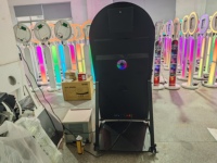 Machine verticale tout-en-un pour événements de mariage et de fête, borne photo miroir magique à écran tactile 32/43 pouces avec télécommande DSLR