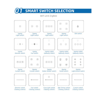 DUOMEI 147*86mm Saklar Kombinasi & Stopkontak Dinding Kaca Mendukung Kontrol Jarak Jauh APP Fungsi Pengaturan Waktu Suara WiFi Tuya Smart