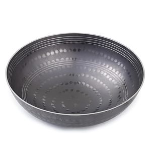 La primera tecnología del mundo con bordes lisos en una sartén de hierro de grado alimenticio puro, diseño martillado de alta resistencia, base de inducción para una cocina saludable. - Product Image 1