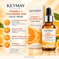Sérum Visage Hydratant Éclaircissant Léger à la Vitamine C et à l'Acide Hyaluronique – Marque Privée OEM ODM Vente en Gros