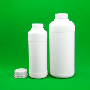 Botella de plástico de agente de disolución blanco HDPE de 500/1000ML con cubierta antirrobo de Boca Grande - Product Image 5