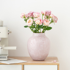 Jarrón de Vidrio Transparente Artístico con Forma de Barriga Grande, con Función Hidropónica, para Sala de Estar, Hotel, Exhibición de Flores, Decoración de Hogar de Lujo - Product Image 2