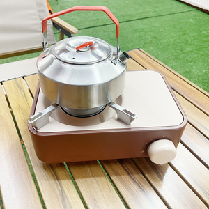 Mini estufa de Cassette a prueba de viento portátil Camping <span class=keywords><strong>Gas</strong></span> estufa de té hogar hornear olla caliente barbacoa - Product Image 5