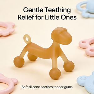 Juguete Mordedor Sensorial Educativo de Textura Suave No Tóxico para Bebés, Niños Pequeños y Dentición - Product Image 2