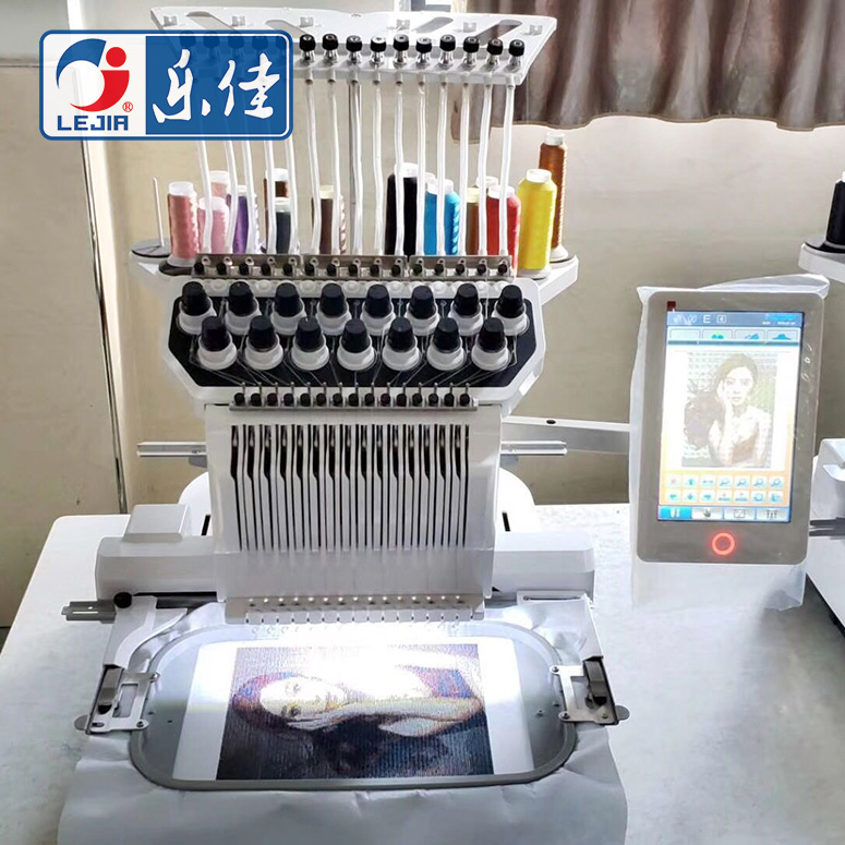 LEJIA the best embroidery machine single head embroidery machine price tajima one head embroidery machine