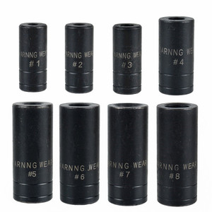 8Pc Tap Sleeve 1/4 In To 3/8 In Square Drive Adapter For Hand And Machine Repair Tools Industrial Grade Chromium Vanadium Steel - Product Image 5