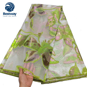 مزركش رفيع إريقي ، في نيجيريا الجميلة ، أورجانزا لفستان الزفاف - Product Image 3