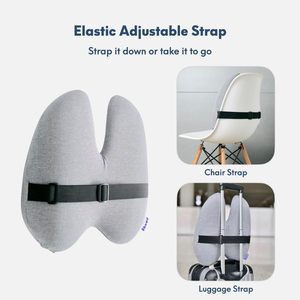 <strong>Extra</strong> Dense Lumbar <strong>Pillow</strong> Patented Ergonomic Multi-Region <strong>Firm</strong> Back Support for Lower Back Pain Relief Lumbar Support Cushion - Product Image 5