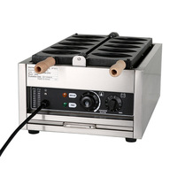 Nouvelle Gaufrière Électrique Commerciale en Forme de Vagin Féminin, 10 Gaufres par Lot, Haute Puissance 1600W, 110-220V, Minuteur 1-5 Minutes, Acier Inoxydable de Qualité Alimentaire