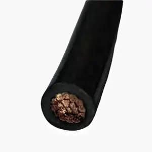 Câble flexible à double isolation en caoutchouc ou en PVC Câble de soudage 10mm2 35mm2 50mm2 70mm2 95mm2