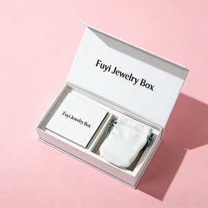 The New Book-shaped Magnetic Jewelry <b>Box</b> Set Includes 9*9*3 cm Drawer <b>Box</b> and 7*9 cm Velvet Pouch Ring and Bracelet <b>Storage</b> <b>Box</b> - Product Image 4