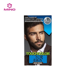 Venta al por mayor pelo Natural Color negro Real permanente barba crema - Product Image 2