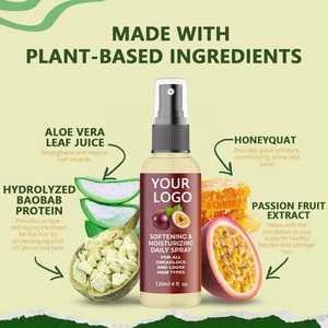 Làm mịn phun chống xoăn cứng giữ ẩm bện tóc phun cho Bím Tóc Ổ khóa xoắn loc và Braid ánh 4C tóc tóc giả phun - Product Image 5