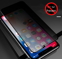 Protection d'écran anti-espion en verre trempé à confidentialité totale pour iPhone 6s 7 8 X XS Max XR 11 11 Pro 12 13 14 15 16 17 7 Pro Max