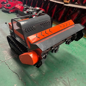 Tondeuse à fléaux agricole industrielle homologuée CE EPA pour pentes, robot intelligent à chenilles télécommandé - Product Image 2