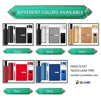 Ensemble Cadeau Luxe Premium Carnet et Stylo en PVC avec Boucle Argentée, Papeterie de Bureau d'Entreprise, Souvenir, Gravure de Logo Personnalisé, Commande en Gros