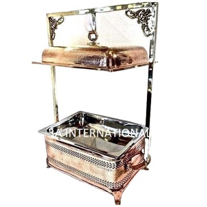 Royal Princess-plato de Metal para decoración de mesa, calentador de comida, cazuela, tazón de Metal artesanal, para hoteles reales - Product Image 1