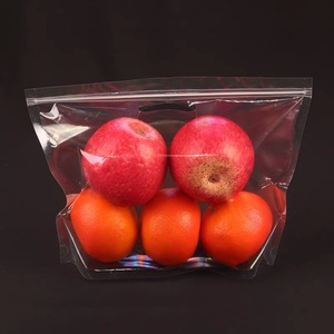 Vente en gros de sacs à fermeture éclair en plastique transparent pour les aliments, fruits et légumes, emballage pour les courses et l'alimentation - Product Image 4