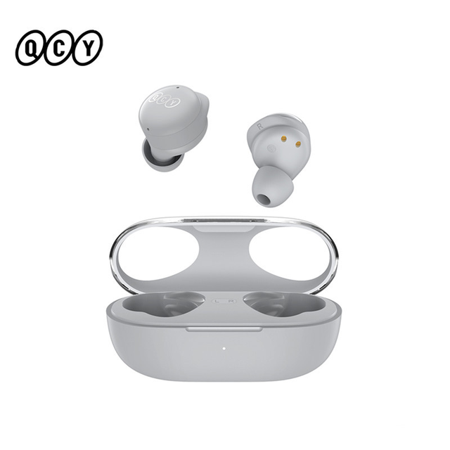 Hot Sale QCY T17S Touch Control Wireless Earbuds Active Noise Cancellation Qualcomm LED IPX6 Waterproof Long Life Gaming
