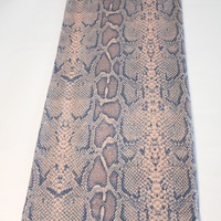 Nouveau tissu à paillettes imprimé serpent, 100% polyester, maille brillante, motif peau de serpent, pour robe de soirée, robe africaine
