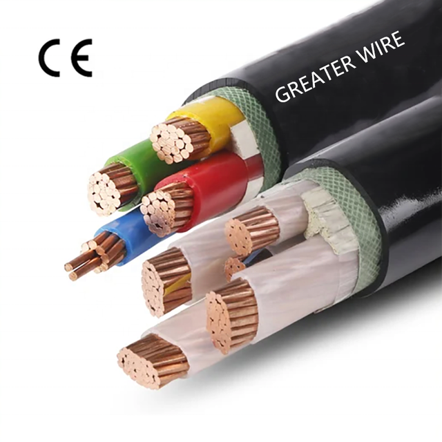 Factory 2/3/4/5 Core 50mm2 70mm2 95mm2 120mm2 AL/CU XLPE Unarmoured Cable Flame Retardant Fire Resistant Power Cable Wire