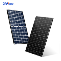 Stock d'entrepôt UE, niveau 1, panneau solaire à double vitrage haute efficacité 580w 585W 590w 600w