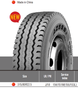 ยาง AZ655S 315/80R22.5 คุณภาพสูงจากโรงงานจีน ล้อรถบรรทุกแบบร่องกว้างซิกแซกเพื่อการยึดเกาะที่ดีเยี่ยม - Product Image 6