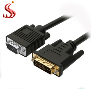 Hiển Thị Cáp DVI To <span class=keywords><strong>VGA</strong></span> Cáp Độ Phân Giải Cao Nam Màn Hình Cáp Với RGB Coax DVI-A M Để HD15 M 6FT - Product Image 4