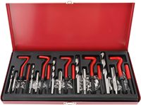 Vente en gros de 131 pièces de kit de réparation de filetage en acier à haute teneur en carbone - Noir, modèle AC ACE