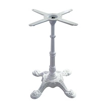 Pied de table industriel en fonte de fer forgé, style trompette, avec manivelle, pour restaurant, bistrot, café, intérieur, prix abordable