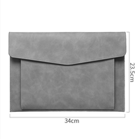 Carpeta de Archivos A4 de Cuero PU, Portadocumentos, Carpeta Tipo Sobre con Cierre Magnético para Recibos y Contratos