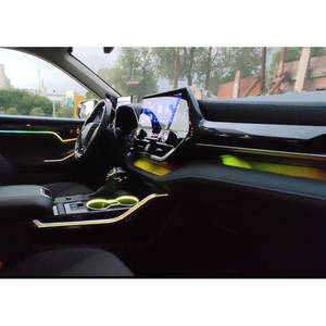 Éclairage d'ambiance RGBIC pour voiture, directement de l'usine, pour Toyota Highlander 2022-2024, décoration intérieure, bande LED - Product Image 2
