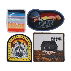 Logo Patch <span class=keywords><strong>Rap</strong></span> Rock Band intrecciata cucita su Applique toppa toppa simpatici adesivi da te Applique ornamenti decorativi - Product Image 1