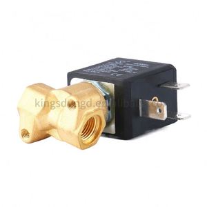 Cánula normalmente cerrada de 3mm N/C 2/2 vías AC 230V G1/8 'generador de aire de vapor de latón válvula solenoide de agua cafeteras - Product Image 3