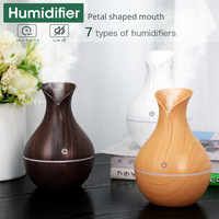 Beeman Mini Vase à grain de bois Machine d'aromathérapie Aroma Diffuseur d'huiles essentielles Humidificateur d'air à vapeur