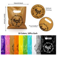Sacs en plastique personnalisés en gros avec logo, sacs pour T-shirts recyclables, sacs à poignée découpée pour l'épicerie, sacs promotionnels pour entreprises, sacs de courses