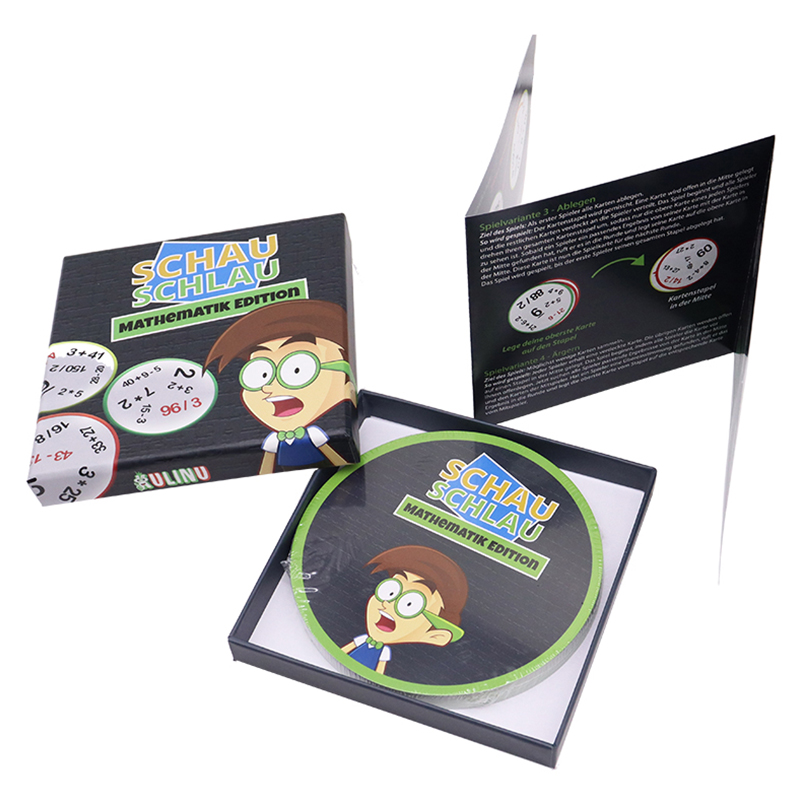 OEM Custom Printed Paper Baby Game Card Printing Art Paper Deck Card With Booklet