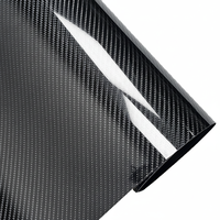 Vinilo Adhesivo de Fibra de Carbono al por Mayor, Rollo de 1.52x15m, Brillante, para Interiores de Coche, Salpicaderos, Carrocería, Cambio de Color, Adhesivo para Automóviles, OEM