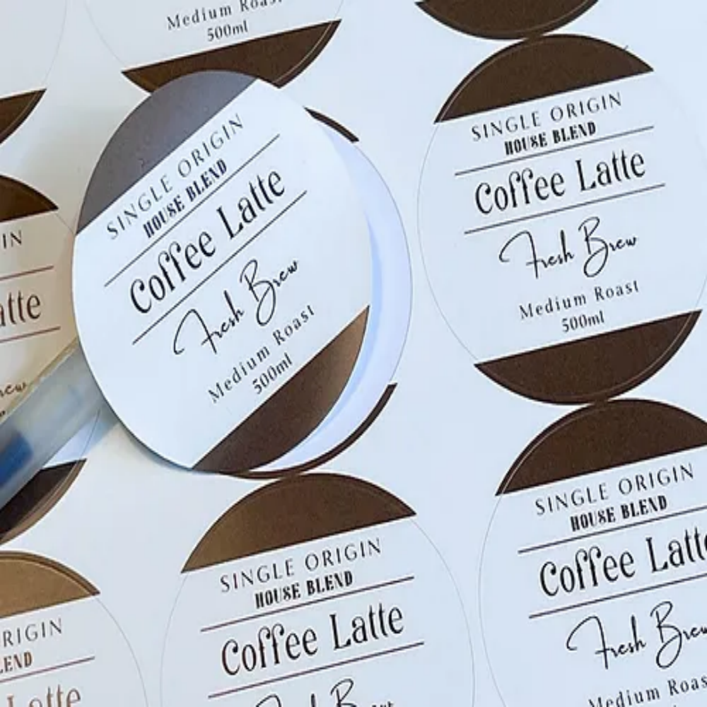 Custom Waterproof Food Package Label Sticker Printed Logo Labels for Packaging Waterproof Sticker Printing Roll Label Stickers