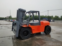Meilleur chariot élévateur diesel pour le chargement/déchargement de conteneurs de 20 pieds et 40 pieds, capacité de 7 tonnes, mât triplex, levage de 4,5 m, certifié CE ISO