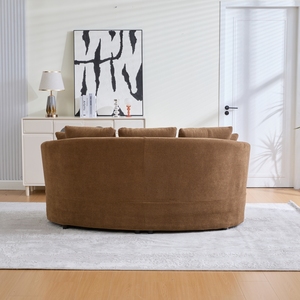 Venta de Fábrica, Muebles de Sala de Estar de Lujo, Sofás, Sofá de Tela Marrón con Cojín para Sala de Estar, Dormitorios - Product Image 5