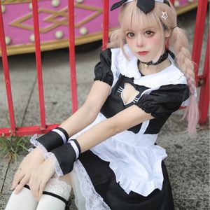 Zixiao Japanese Style Cat Maid Outfit Black Polyester Women Adult Lolita Anime Costume - Product Image 4
