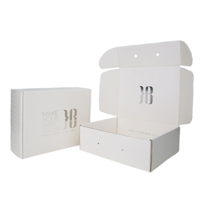 Caja <span class=keywords><strong>de</strong></span> Cartón Laminado Blanco Brillante Personalizada, Precio Atractivo, <span class=keywords><strong>Venta</strong></span> Caliente, Caja <span class=keywords><strong>de</strong></span> Embalaje Corrugada para Ropa - Product Image 5