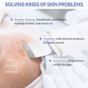 Épurateur de peau en silicone 4 modes de dissolvant de points noirs nettoyage en profondeur nettoyant pour le visage pelle à éplucher outil de levage de visage spatule - Product Image 4