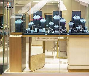 Bespoke Luxury <b>LED</b> <b>Lighting</b> Jewelry Display Cabinets | Custom Eco-Friendly <b>Waterproof</b> Store Interior Solutions Premium Boutique - Product Image 2