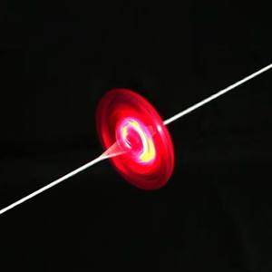 Juguete de calle nostálgico para niños: Llanta giratoria luminosa con cuerda, silbato intermitente con cuerda, juguete creativo para puestos callejeros - Product Image 4