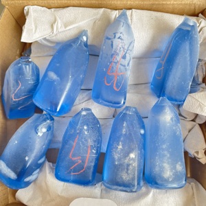 Aigue-marine, spinelle non taillée, pierres précieuses synthétiques brutes pour la découpe de pierres précieuses - Product Image 5