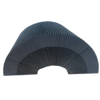 Housse soufflet flexible et courbée sur mesure pour machine laser, protection contre la poussière